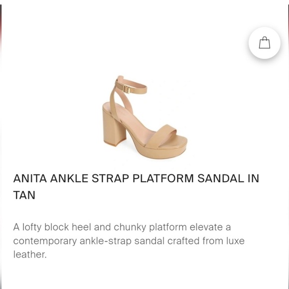 NEW! Nordstrom Anita Genuine Leather Block Heels - Size 10 - Picture 2 of 9